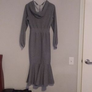 Heavy Grey Hoodie Dress